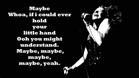 maybe song lyrics|maybe lyrics janis joplin.